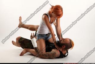 Couple With Edgar Choke Pose